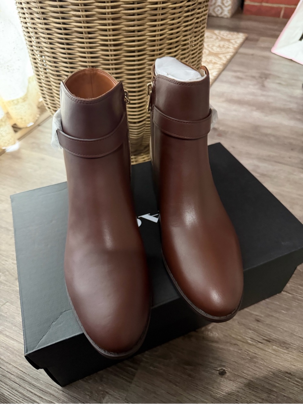 Coach Men's Brown Leather Chukka Boots